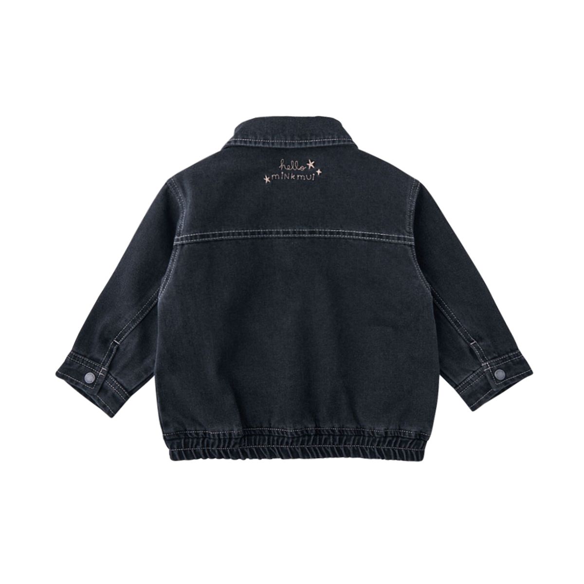 밍크뮤(MINKMUI) 블랙데님자켓 (36A15-121-01)