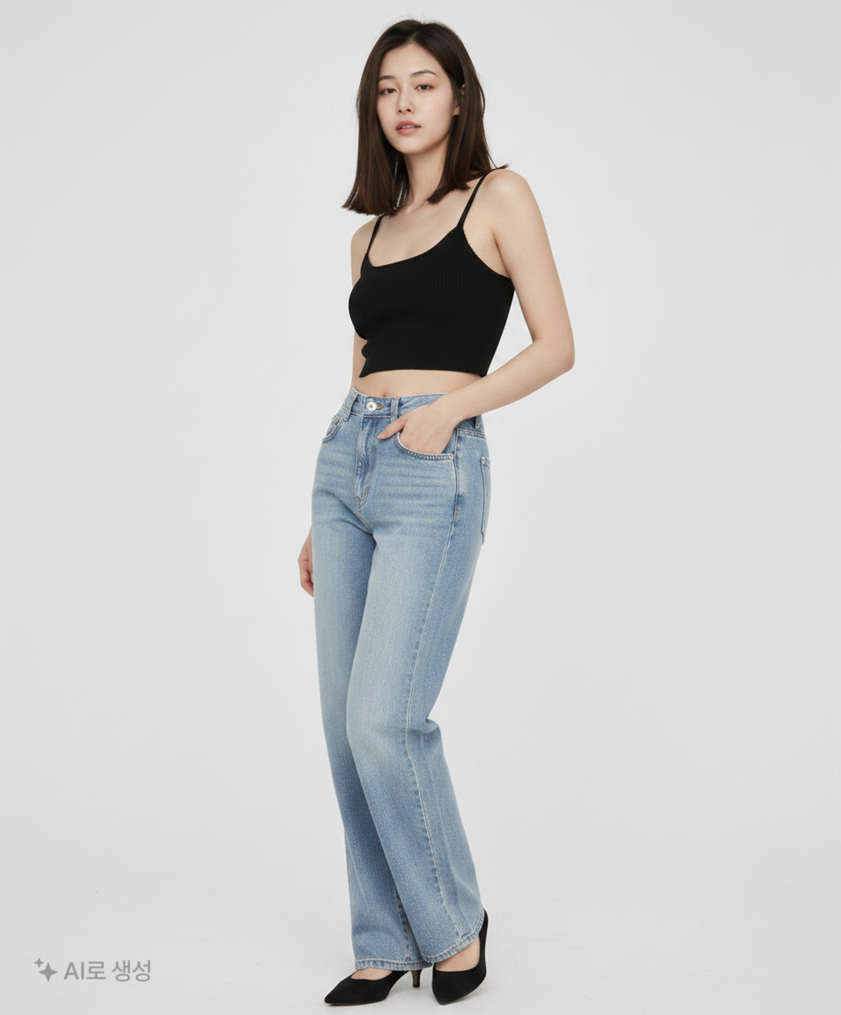 스튜디오테이블(STUDIOTABLE) 청/데님 팬츠 S