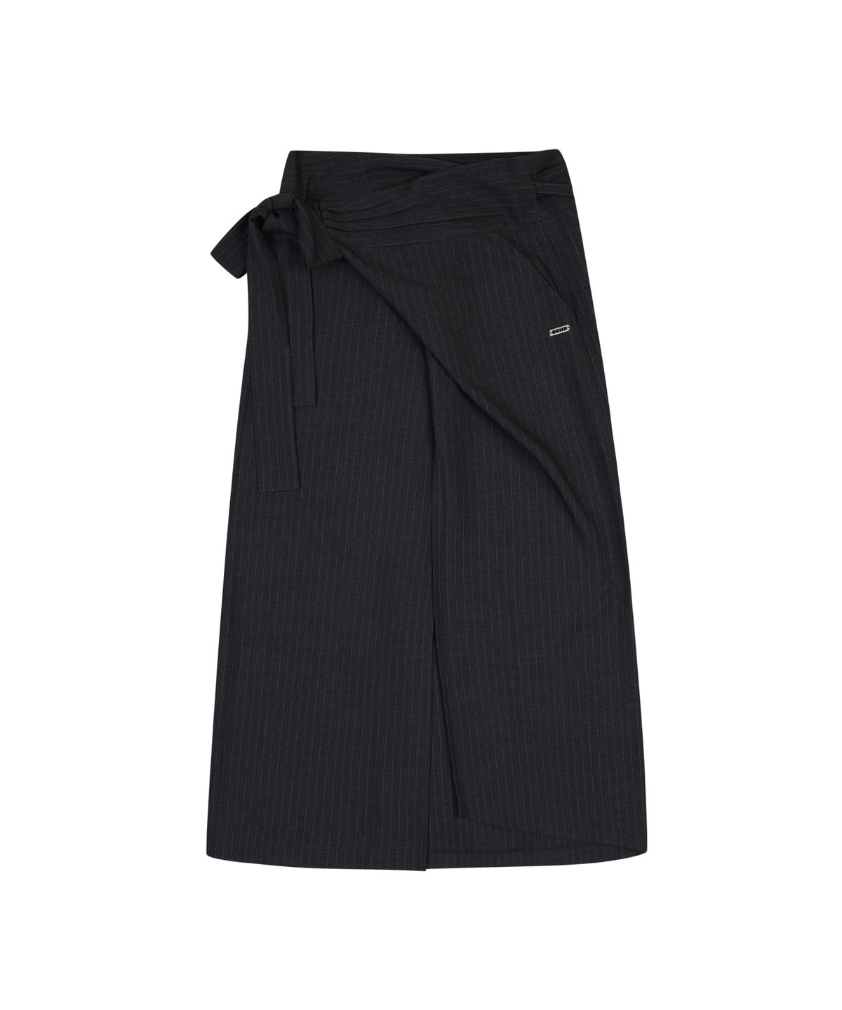 오디너리 홀리데이(ORDINARY HOLIDAY) STRIPE MAXI SKIRT [CHARCOAL]