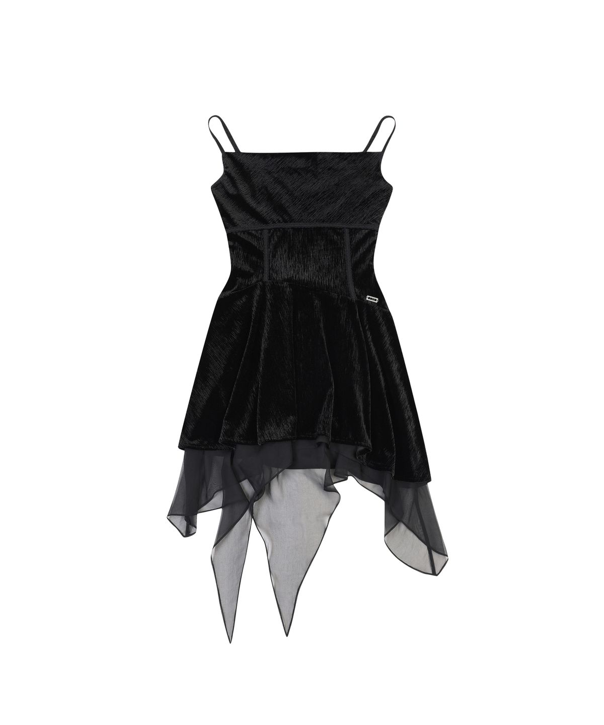 오디너리 홀리데이(ORDINARY HOLIDAY) LACE MIXED DRESS [BLACK]