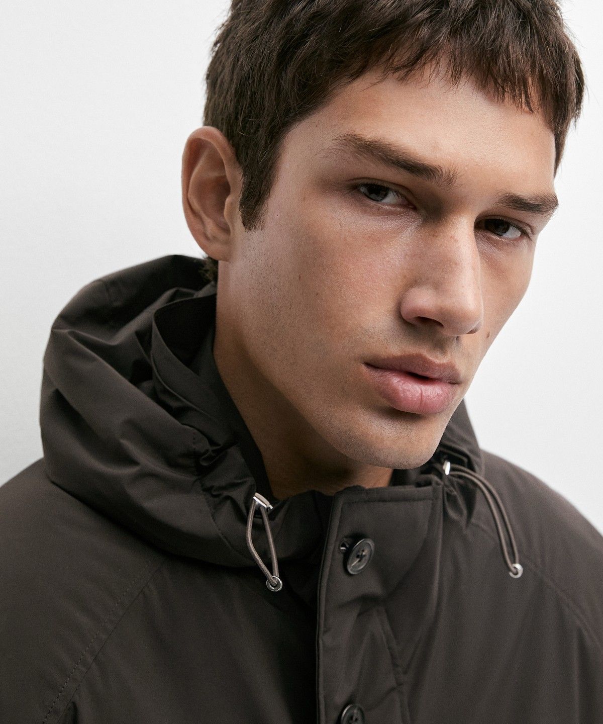 마시모두띠(MASSIMO DUTTI) 테크니컬 롱 파카