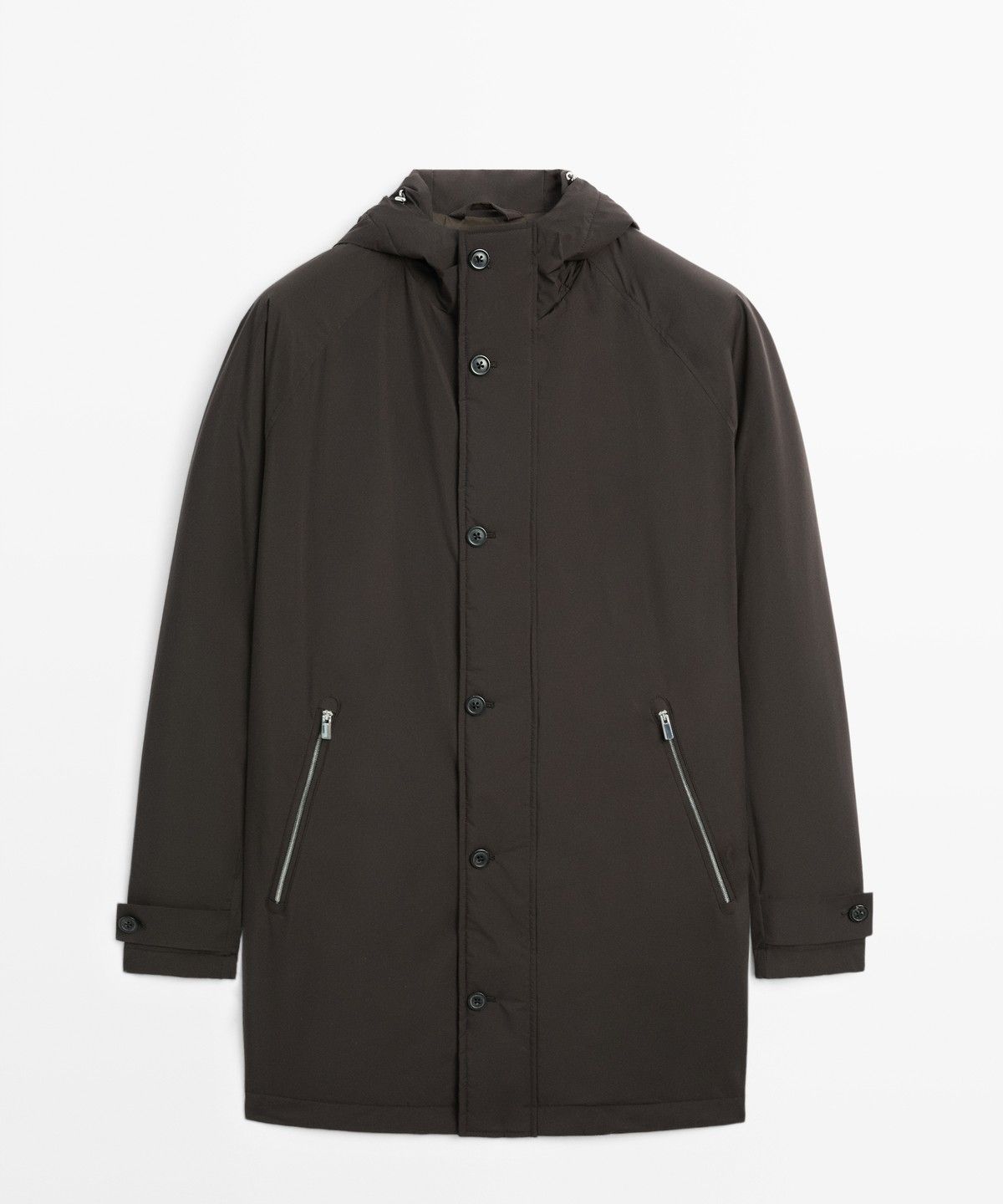 마시모두띠(MASSIMO DUTTI) 테크니컬 롱 파카