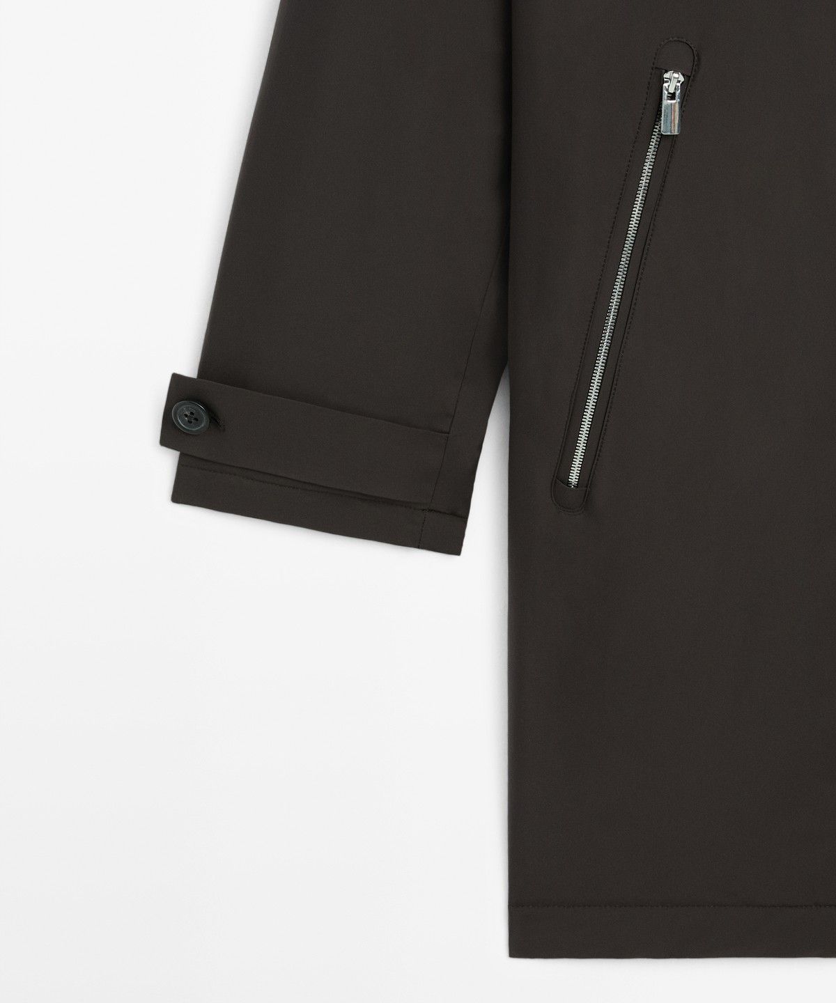 마시모두띠(MASSIMO DUTTI) 테크니컬 롱 파카