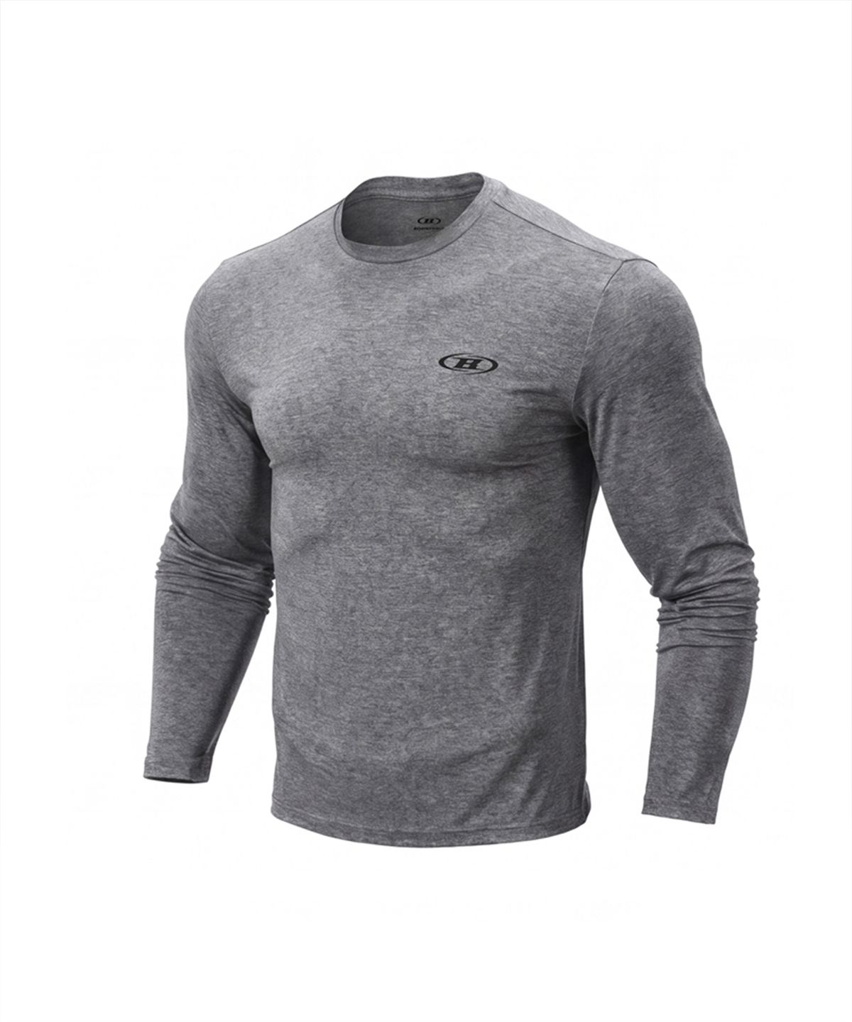 본투윈(BORN TO WIN) SYMBOL B COOLEVER LONG SLEEVE [MELANGE GREY]