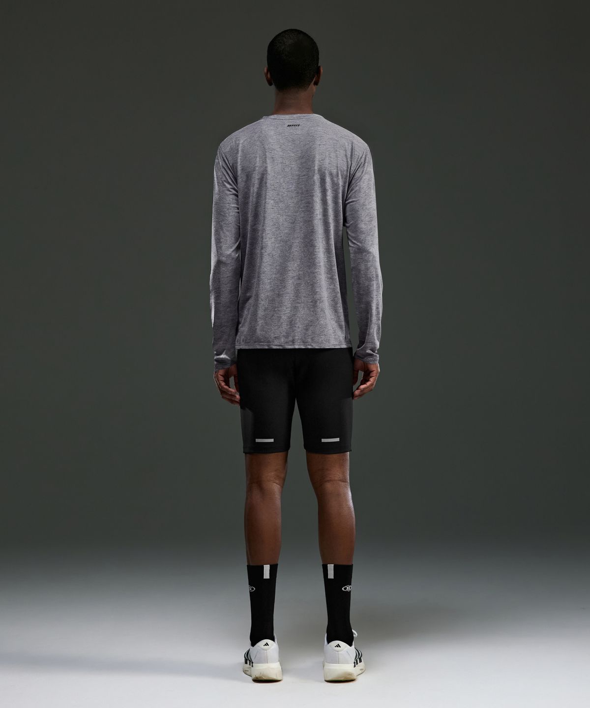 본투윈(BORN TO WIN) SYMBOL B COOLEVER LONG SLEEVE [MELANGE GREY]