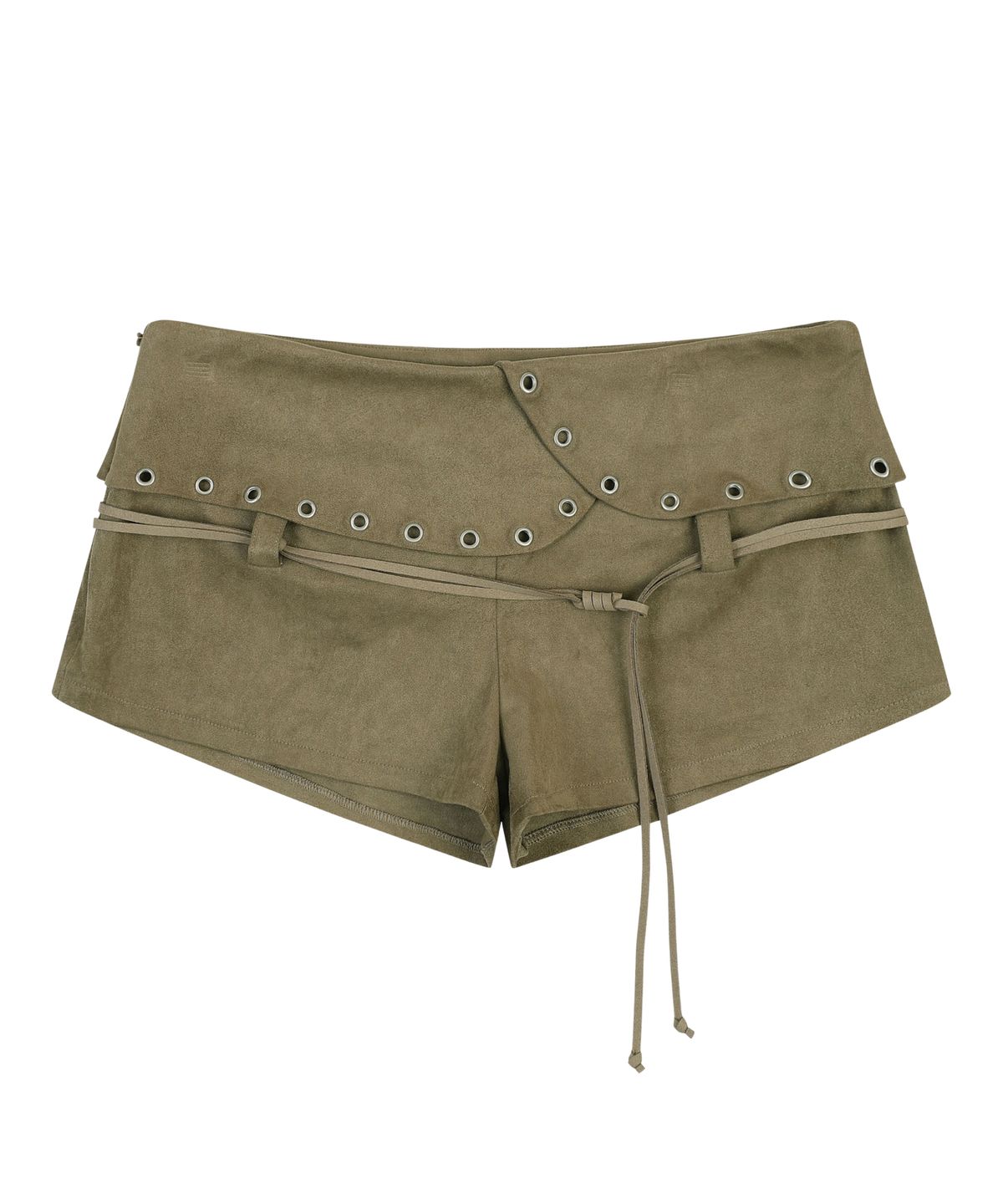 오디너리 홀리데이(ORDINARY HOLIDAY) EYELET SUEDE SHORTS [BEIGE]