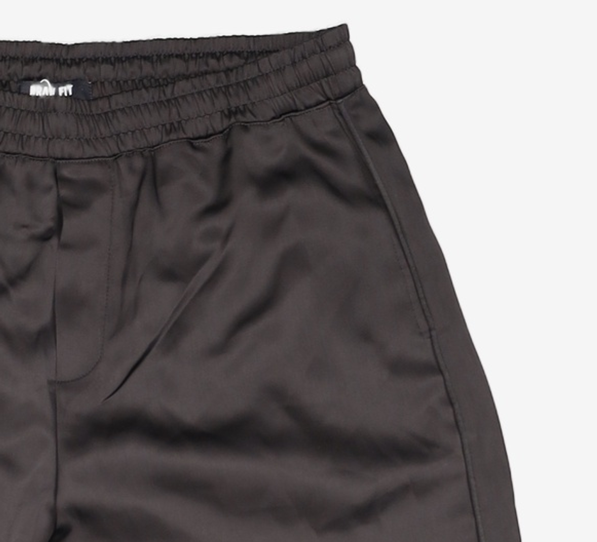 드로우핏(DRAW FIT) 러스터 싱글 라인 트랙 팬츠 [BLACK] XL