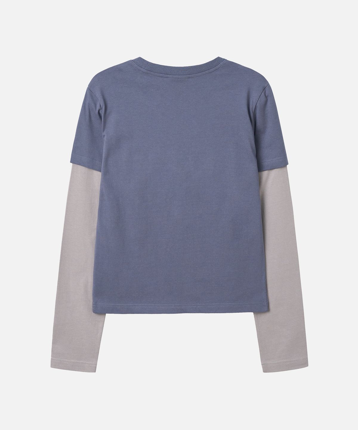 에르에르(ERER) Graphic Layered Long Sleeve Blue
