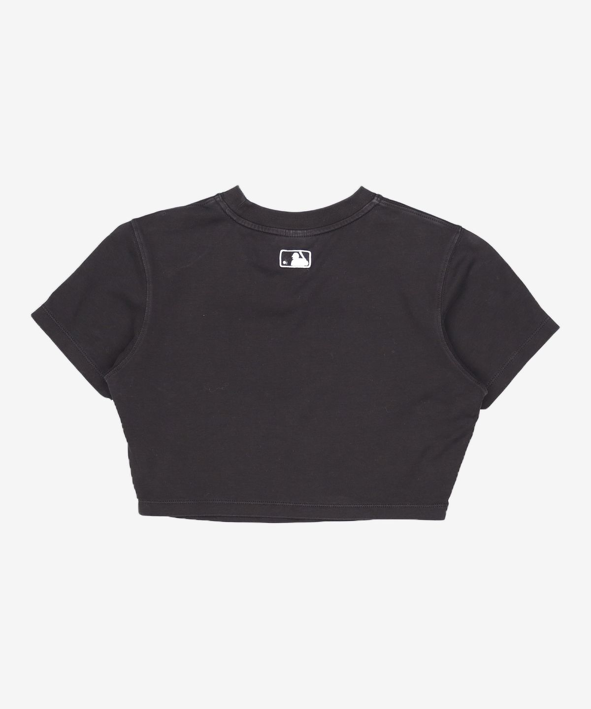 엠엘비(MLB) 여성 바시티 크롭 반팔 티셔츠 NY (Black) 160/84A