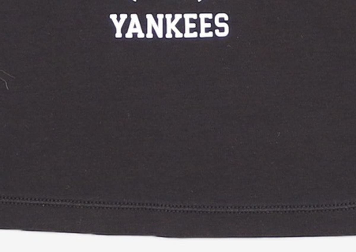 엠엘비(MLB) 여성 바시티 크롭 반팔 티셔츠 NY (Black) 160/84A