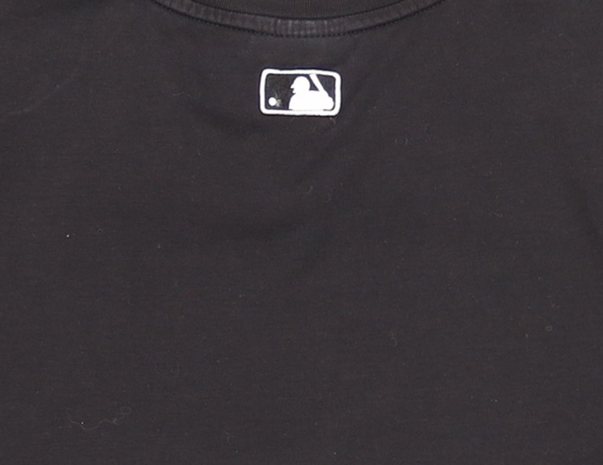 엠엘비(MLB) 여성 바시티 크롭 반팔 티셔츠 NY (Black) 160/84A