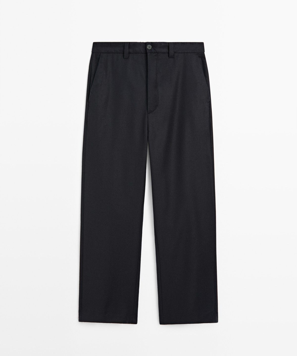 마시모두띠(MASSIMO DUTTI) 100% 울 토탈 룩 팬츠
