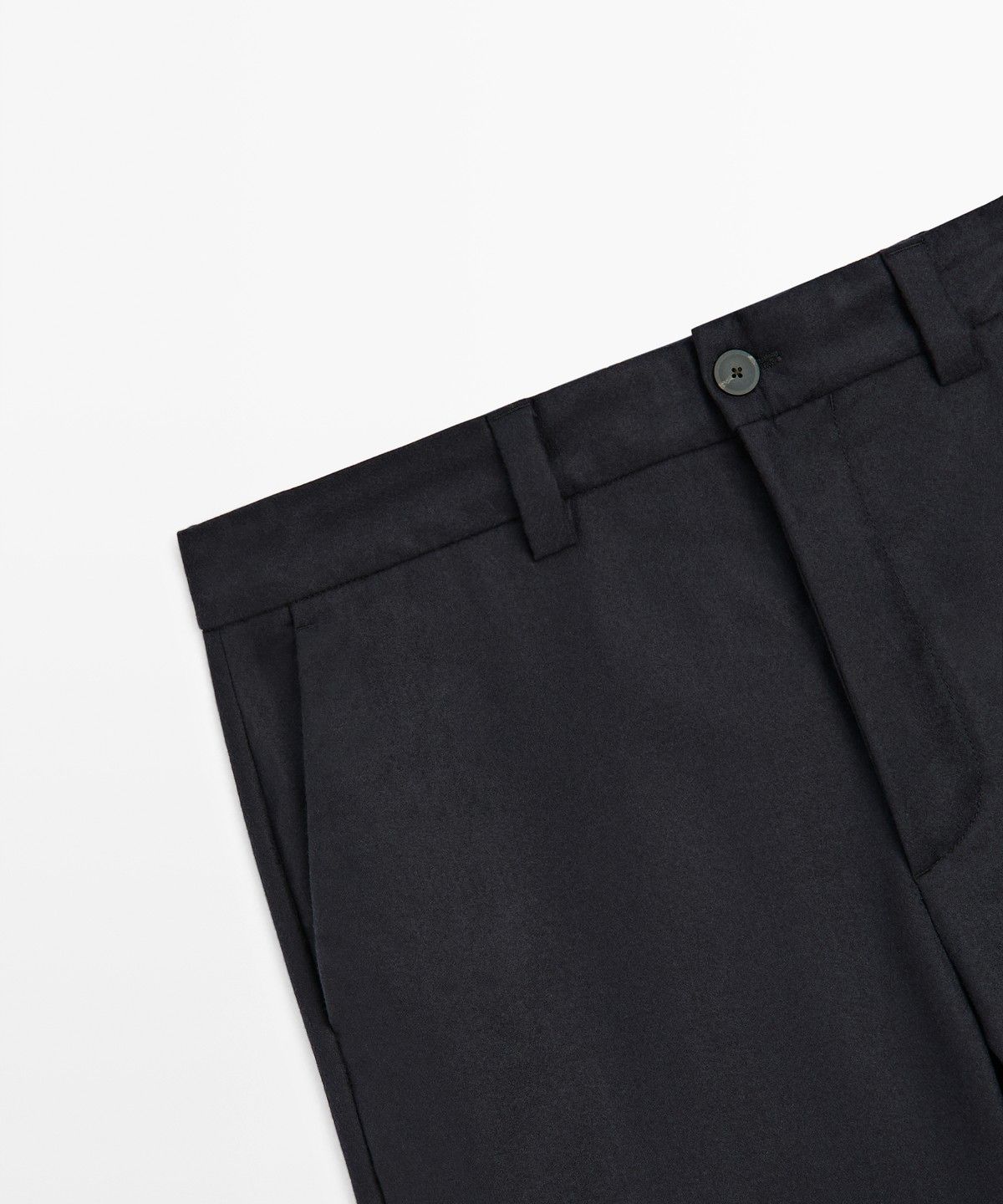 마시모두띠(MASSIMO DUTTI) 100% 울 토탈 룩 팬츠