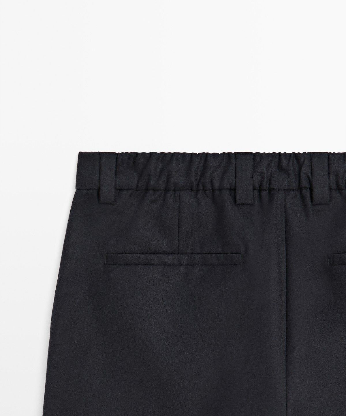 마시모두띠(MASSIMO DUTTI) 100% 울 토탈 룩 팬츠