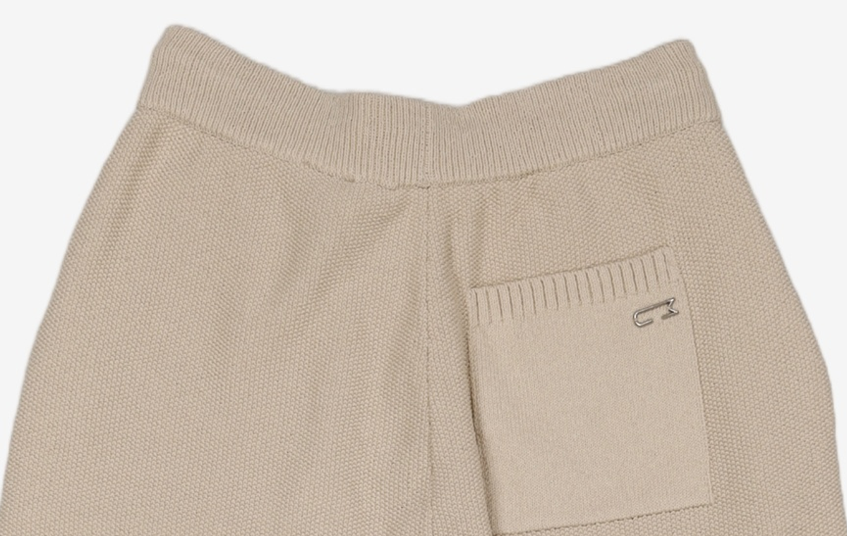 우마뭉(UMARMUNG) Organic cotton oval silhouette pants_Stone M