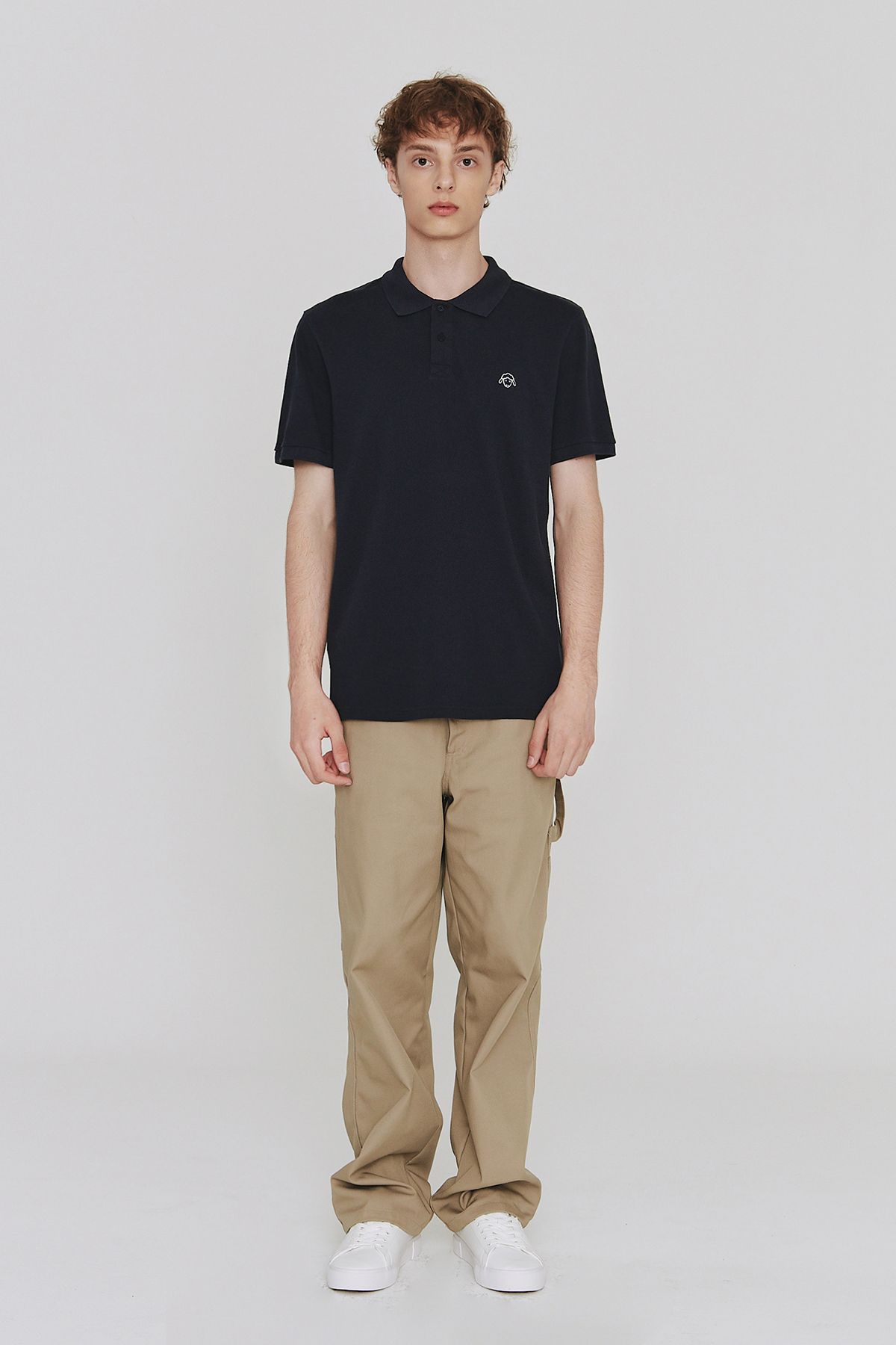 르몽생미셸(LE MONT ST MICHEL) TWILL CARPENTER WORK TROUSERS_Beige