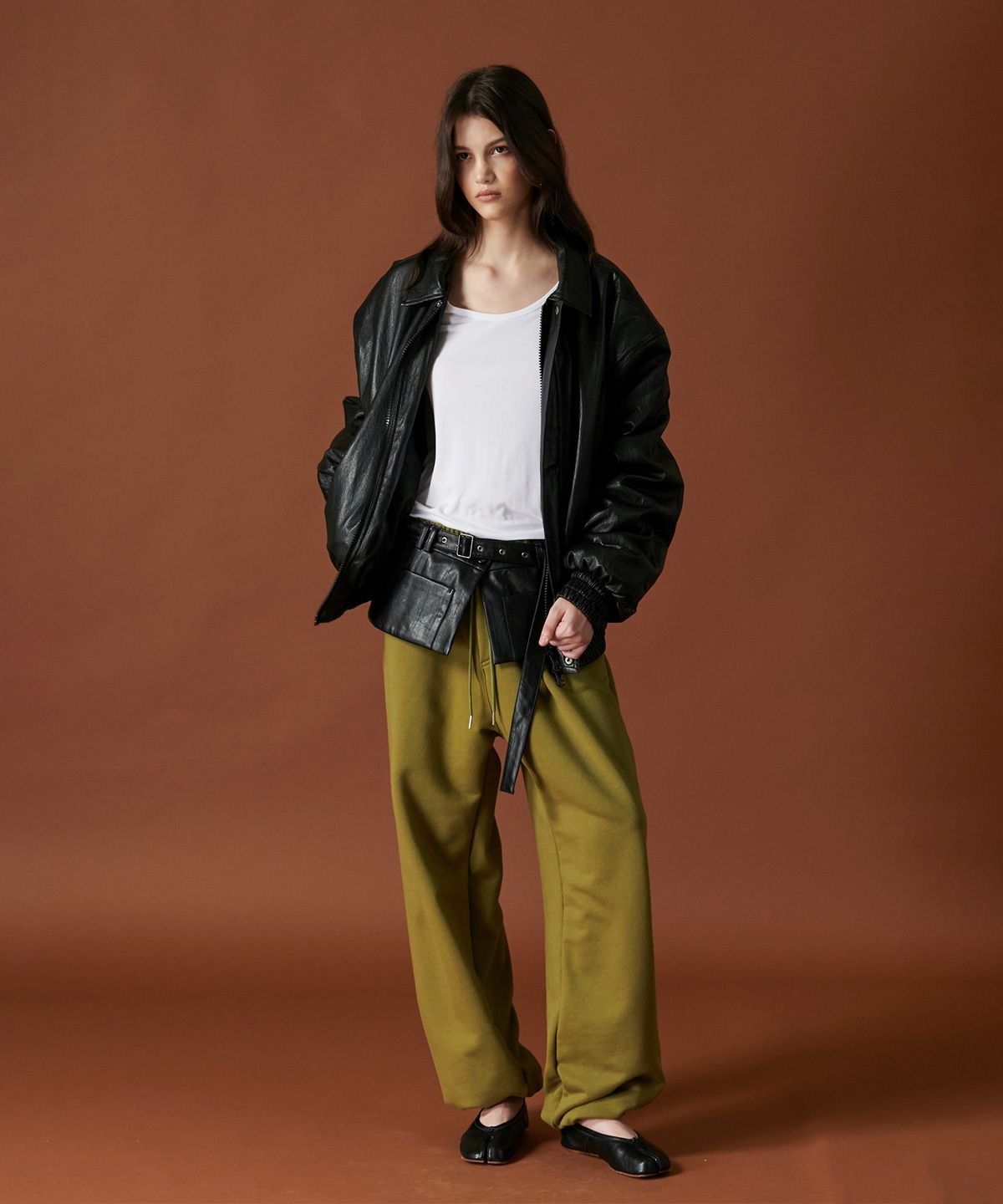 프로젝트 웨이브(PROJECT WAVE) (unisex) Wish Leather Jacket