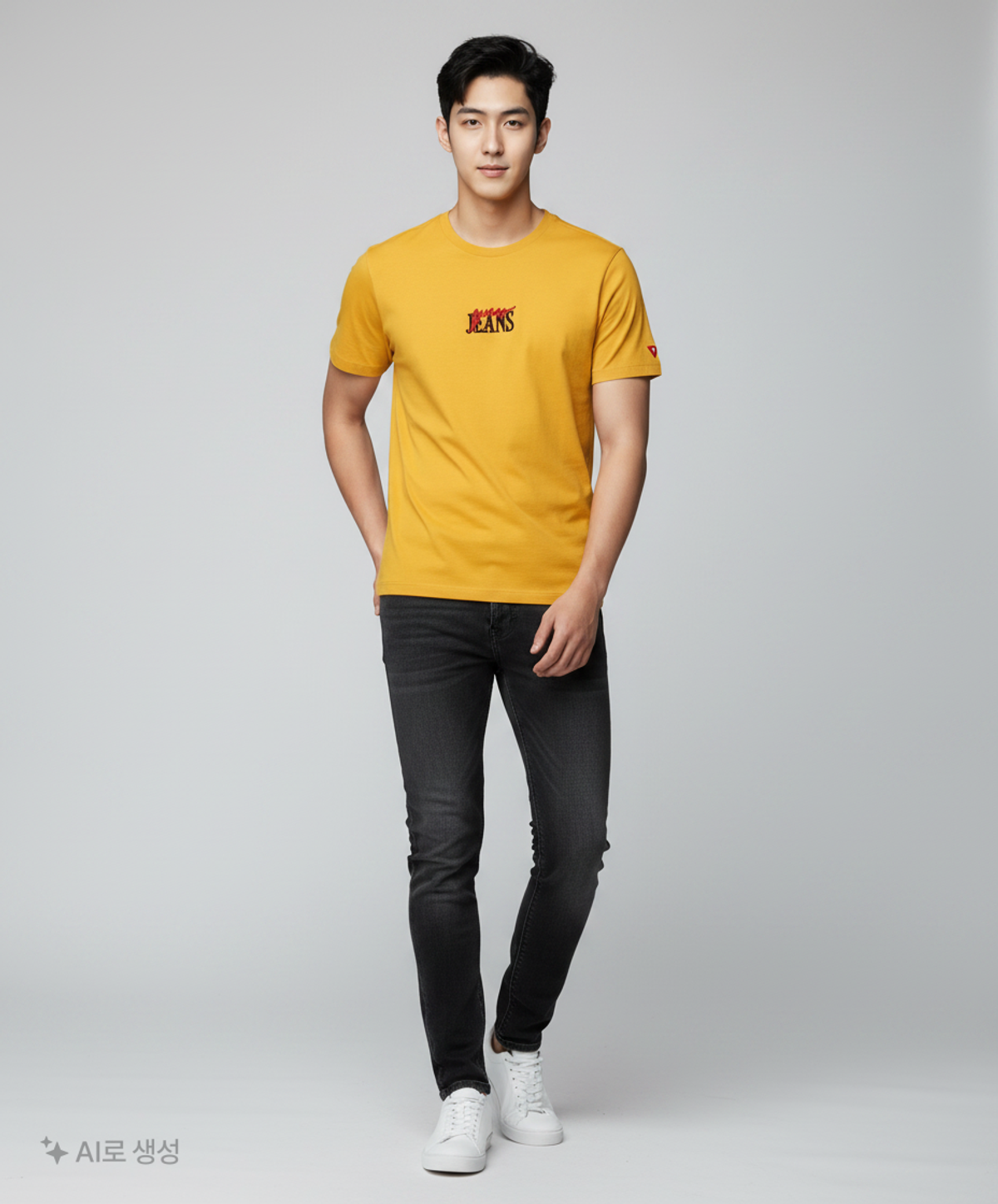 게스진(GUESS JEANS) 반소매 티셔츠 S