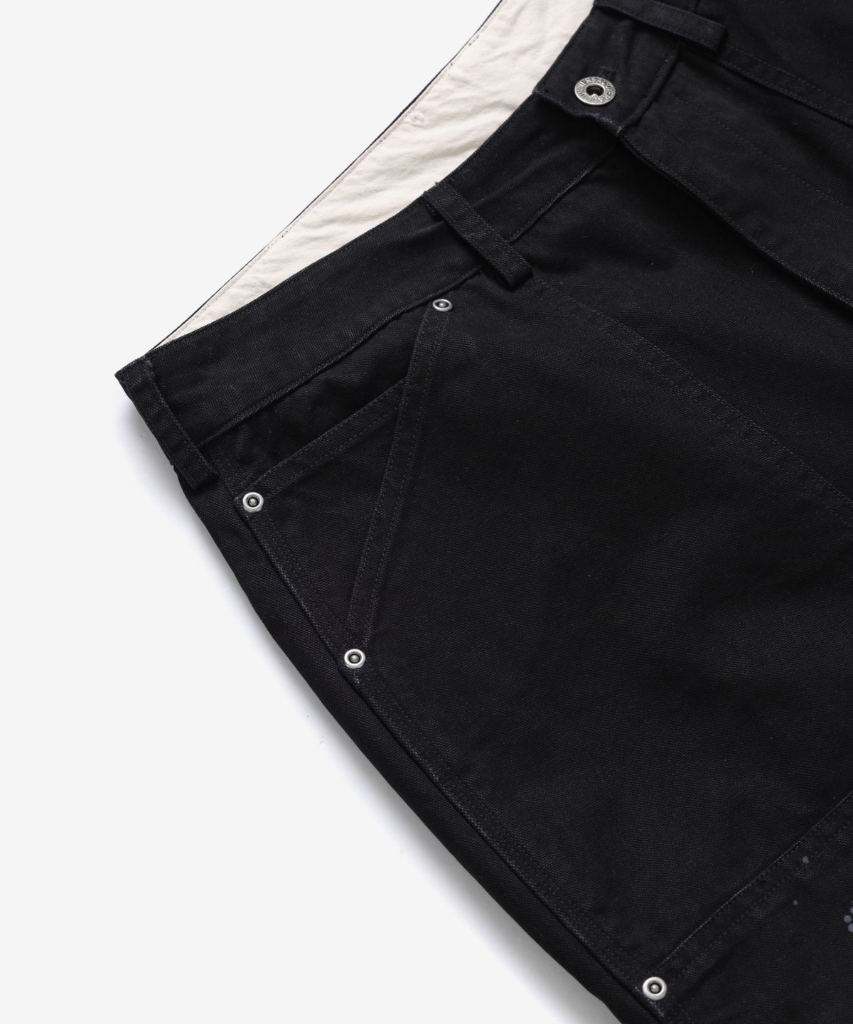 유니버셜 오버롤(UNIVERSAL OVERALL) CARGO POCKET PANTS BLACK