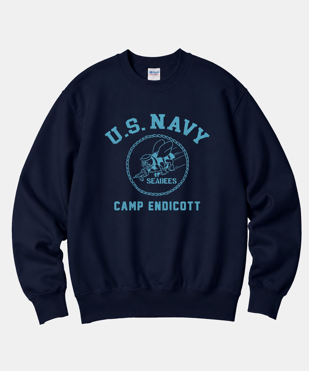 길단(GILDAN) 길단 X 빈티지컬렉션 US_NAVY 맨투맨 티셔츠