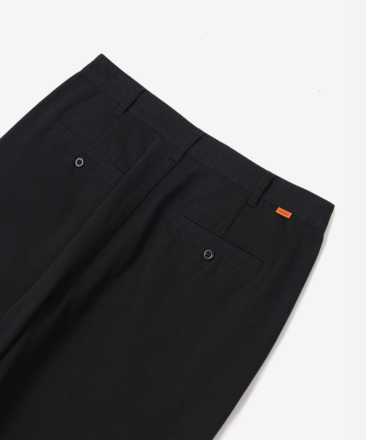 유니버셜 오버롤(UNIVERSAL OVERALL) UO WORKERS TWILL STRAIGHT PANTS BLACK