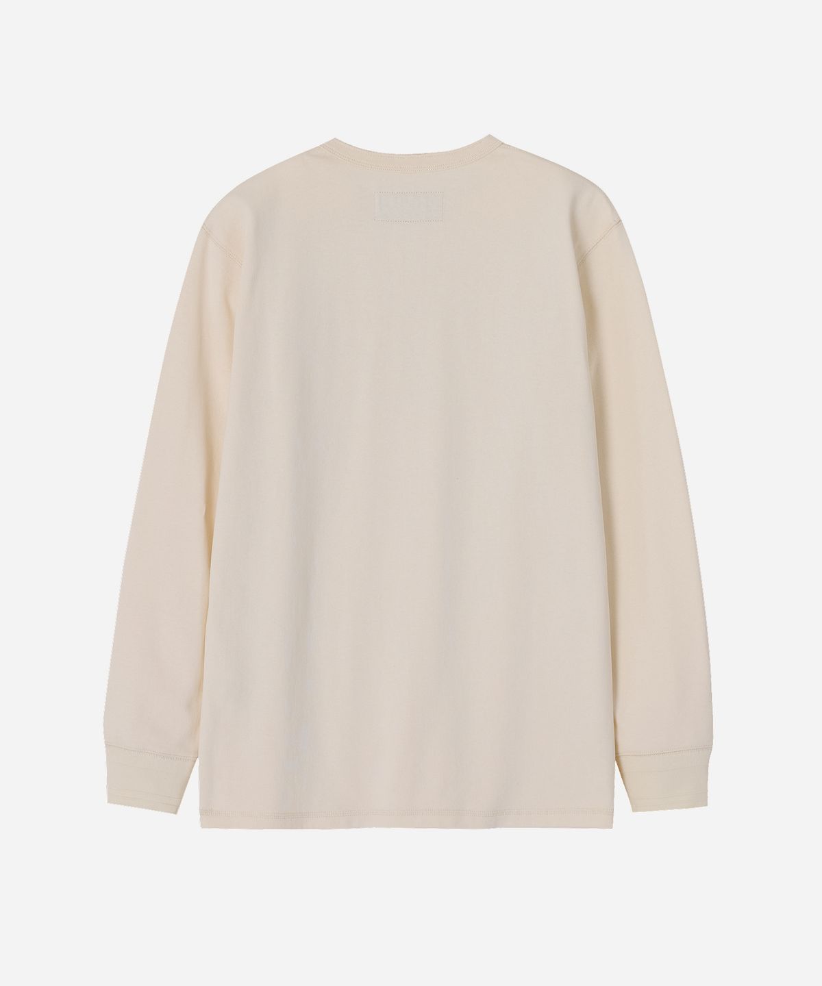 유니버셜 오버롤(UNIVERSAL OVERALL) HEAVYWEIGHT HENLEY NECK LONG SLEEVE T-SHIRT IVORY