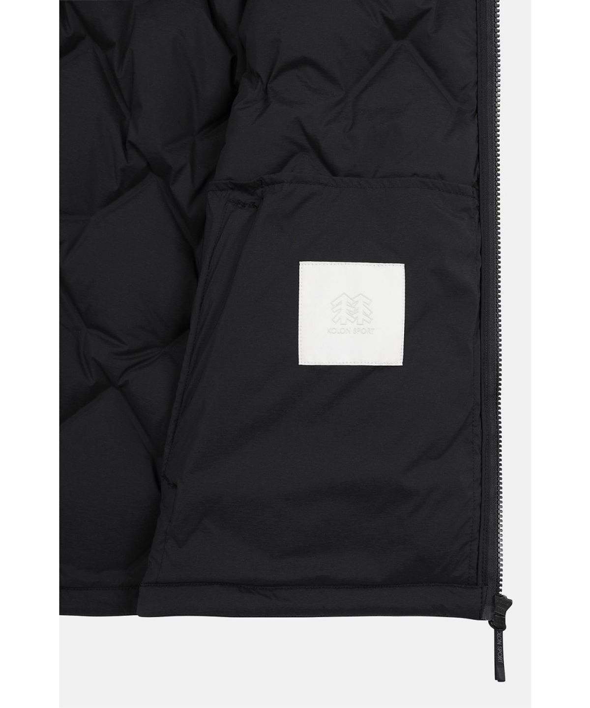 코오롱스포츠(KOLON SPORT) 남성 솟솟 후드 경량 다운 재킷 TLJDW26511BLK