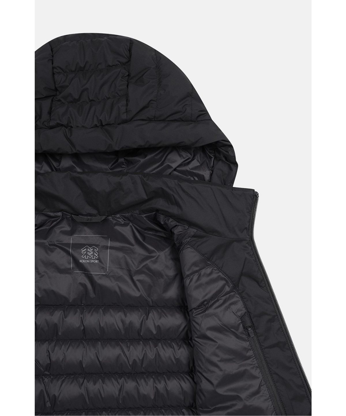 코오롱스포츠(KOLON SPORT) 여성 발키리 퍼텍스 숏 디테쳐블 경량 다운 재킷 JKJDW26292BLK