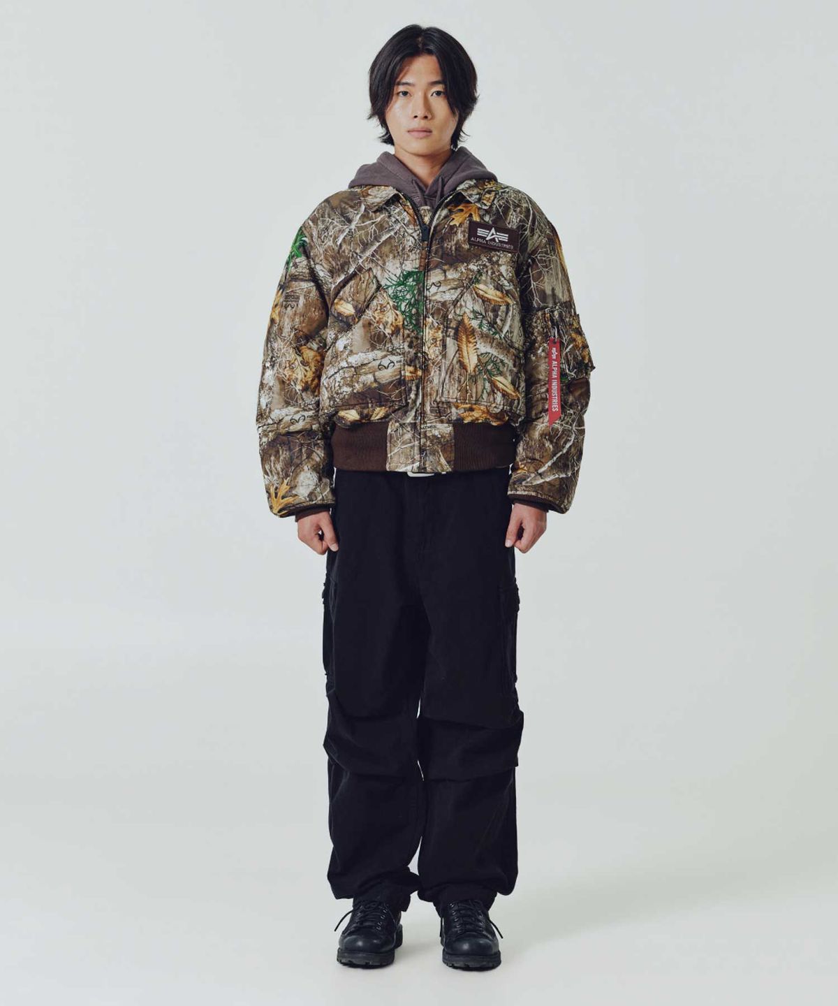 알파 인더스트리(ALPHA INDUSTRIES) CWU 45/P 헤리티지 핏 플라이트 자켓 (카모) 리얼트리 카모