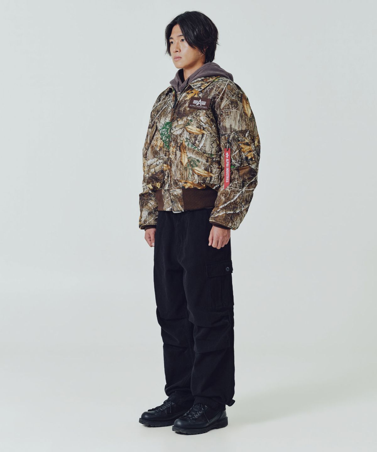 알파 인더스트리(ALPHA INDUSTRIES) CWU 45/P 헤리티지 핏 플라이트 자켓 (카모) 리얼트리 카모