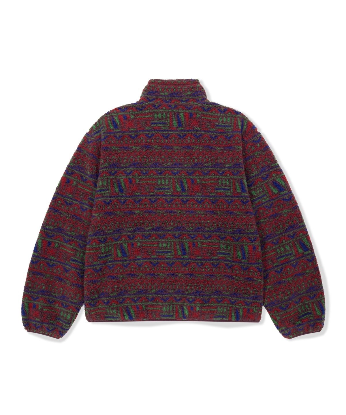 위캔더스(WKNDRS) AZTEC SHERPA JACKET (BURGUNDY)
