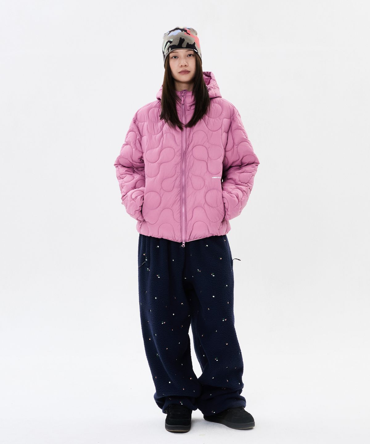 위캔더스(WKNDRS) MAZE LIGHT PADDED JK (PINK)