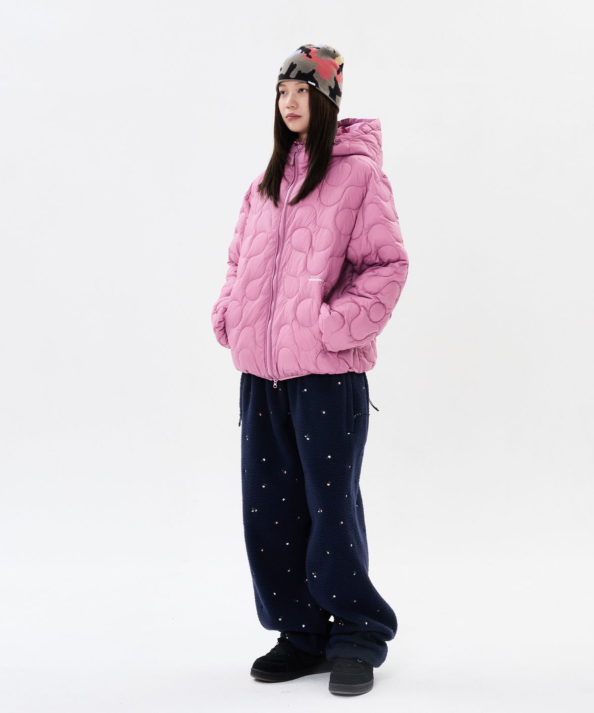 위캔더스(WKNDRS) MAZE LIGHT PADDED JK (PINK)