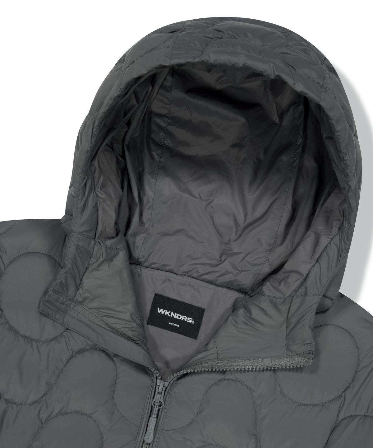 위캔더스(WKNDRS) MAZE LIGHT PADDED JK (CHARCOAL)