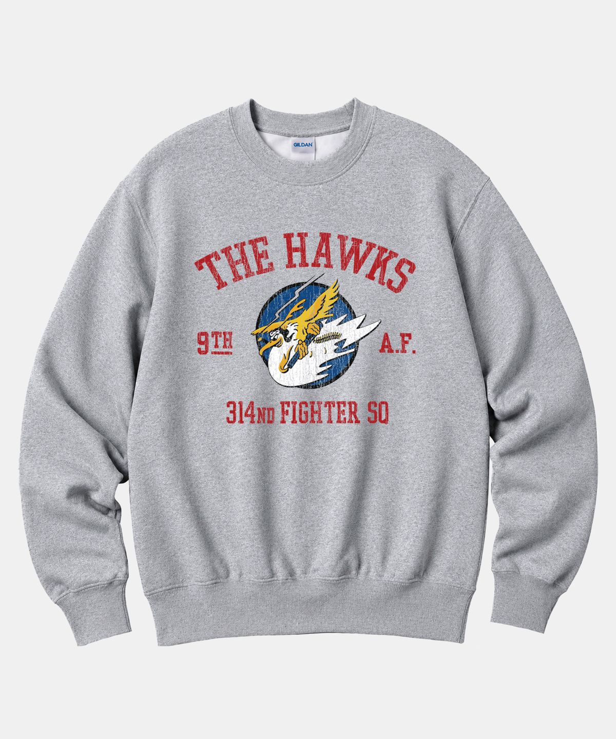 길단(GILDAN) 길단X빈티지컬렉션 THE HAWKS 맨투맨 티셔츠