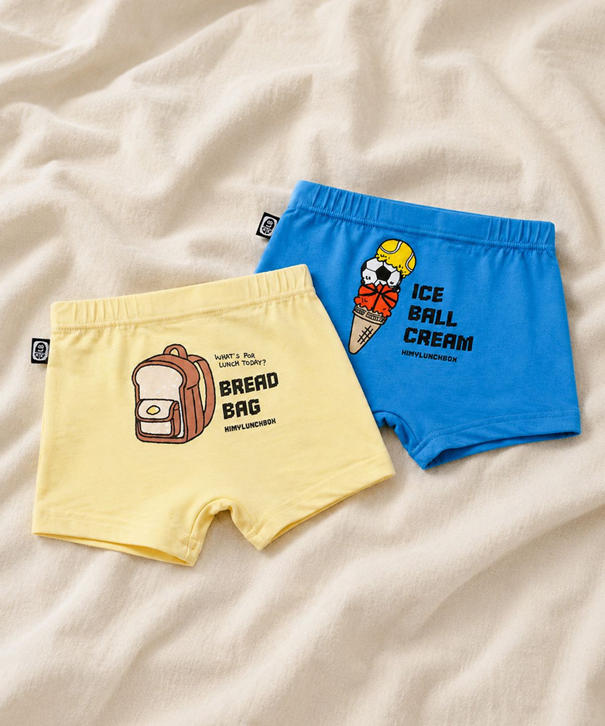 하이마이런치박스(HIMYLUNCHBOX) [2PACK] 하이마이언더웨어 _남아세트 A(브레드백+아이스볼크림)