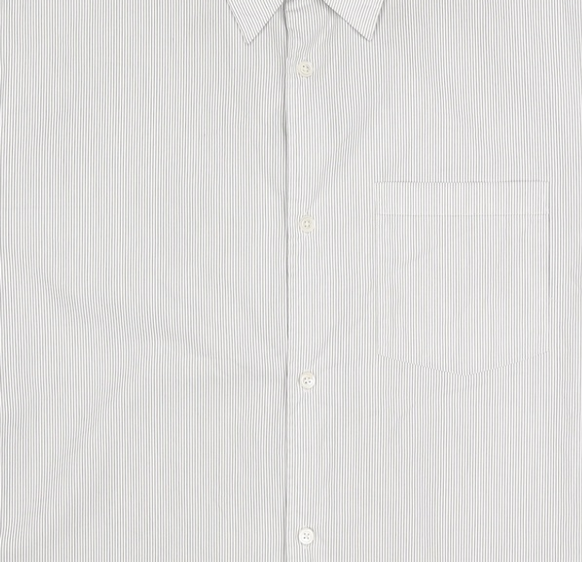 셔터(SHIRTER) EDITOR SHIRT (STRIPE WHITE) M