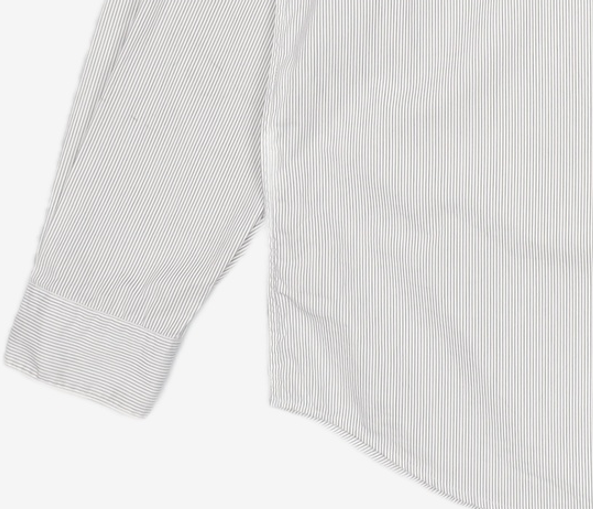 셔터(SHIRTER) EDITOR SHIRT (STRIPE WHITE) M