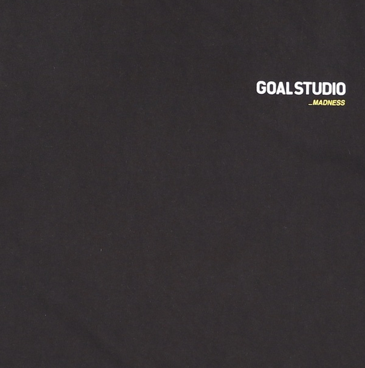 골스튜디오(GOALSTUDIO) MADNESS SHORT SLEEVE TEE - BLACK M