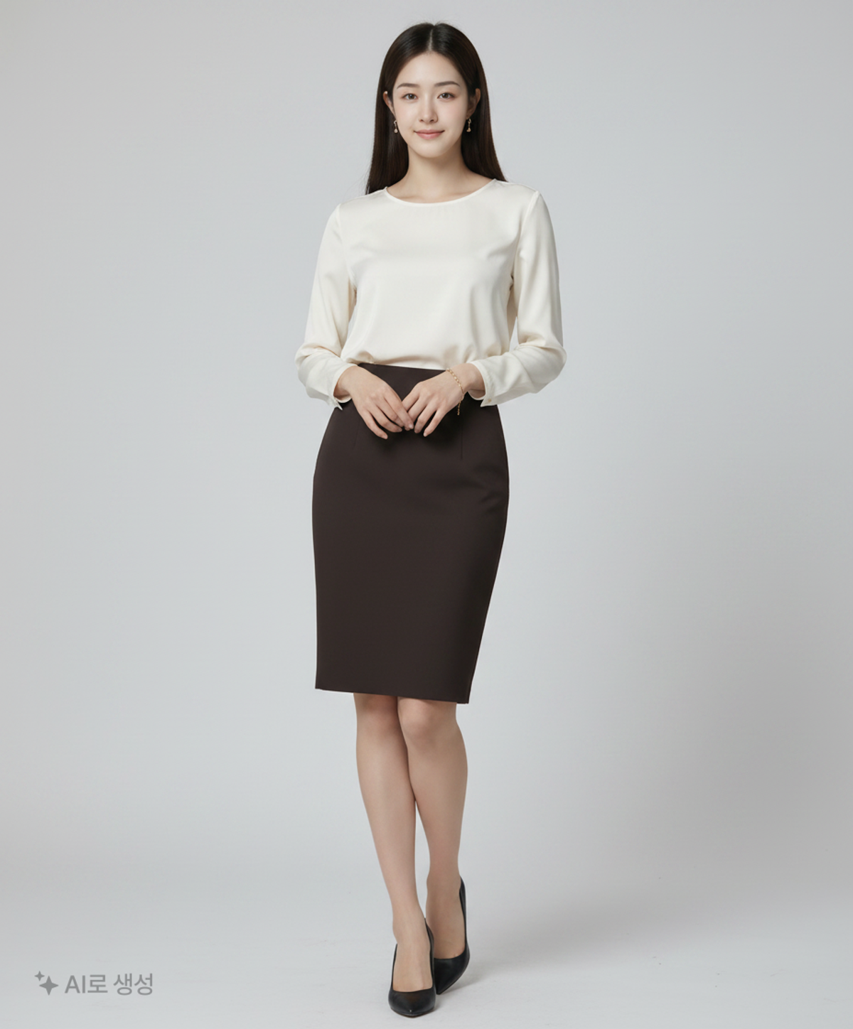 자라 베이직(ZARA BASIC) 미디스커트 XS