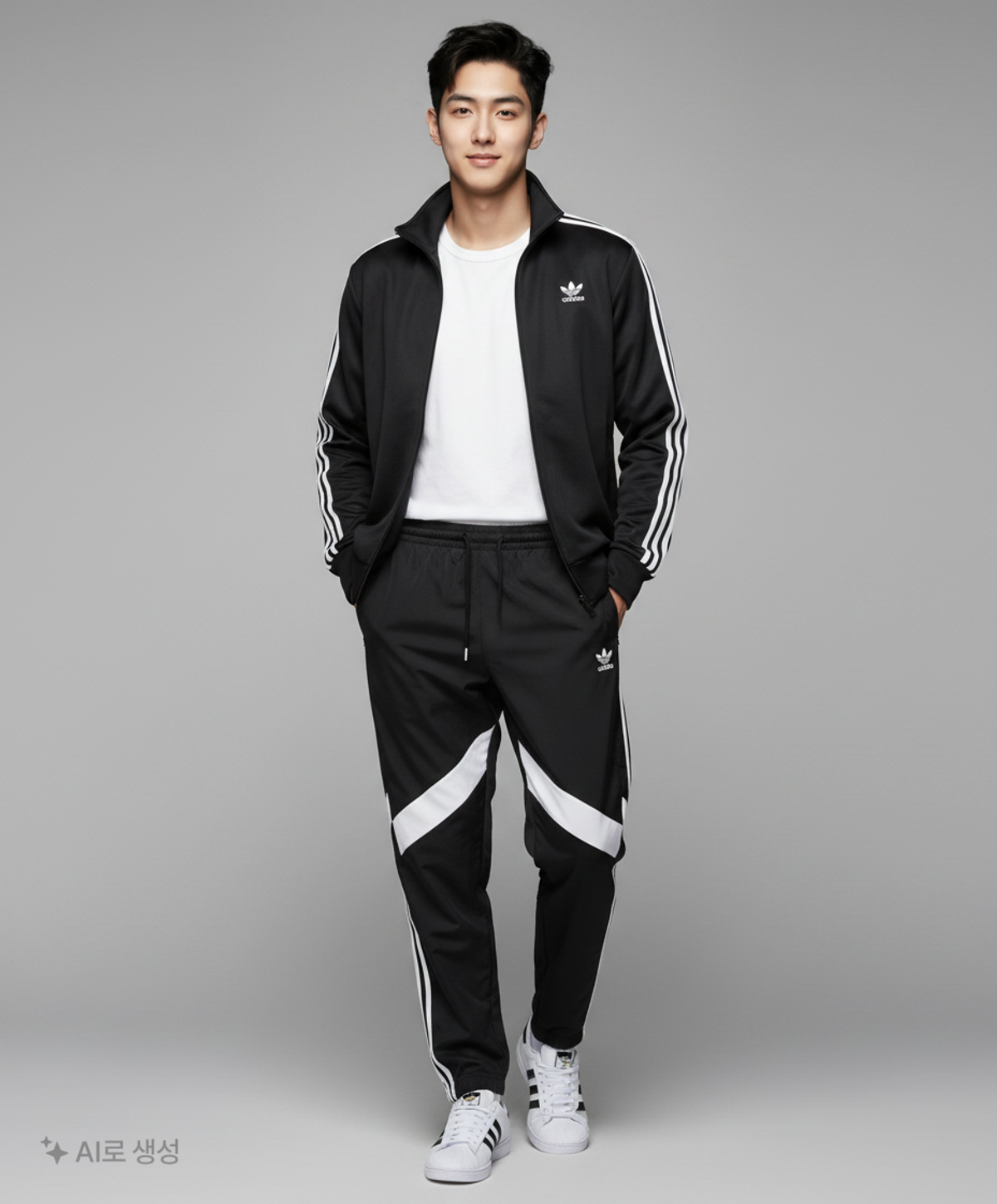아디다스(ADIDAS) 리카이브 트랙팬츠 - 블랙 / HK7325 L