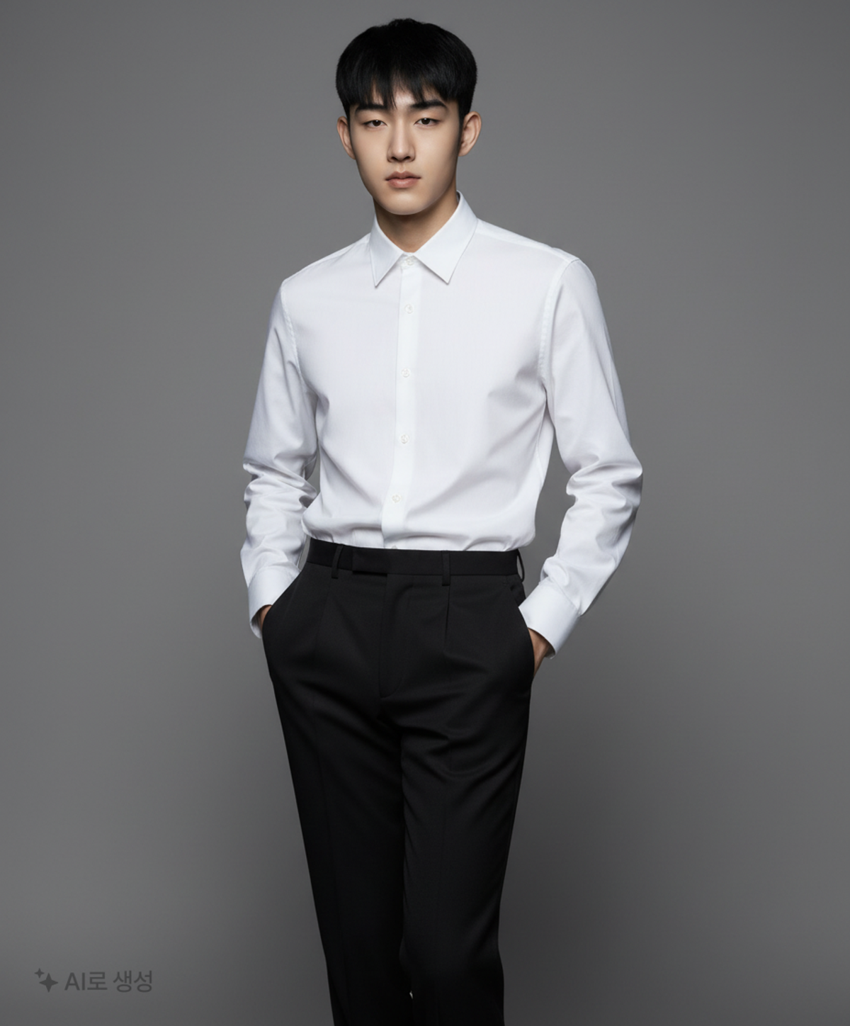 무신사 스탠다드(MUSINSA STANDARD) 릴렉스드 테이퍼드 히든 밴딩 크롭 슬랙스 [블랙] 30