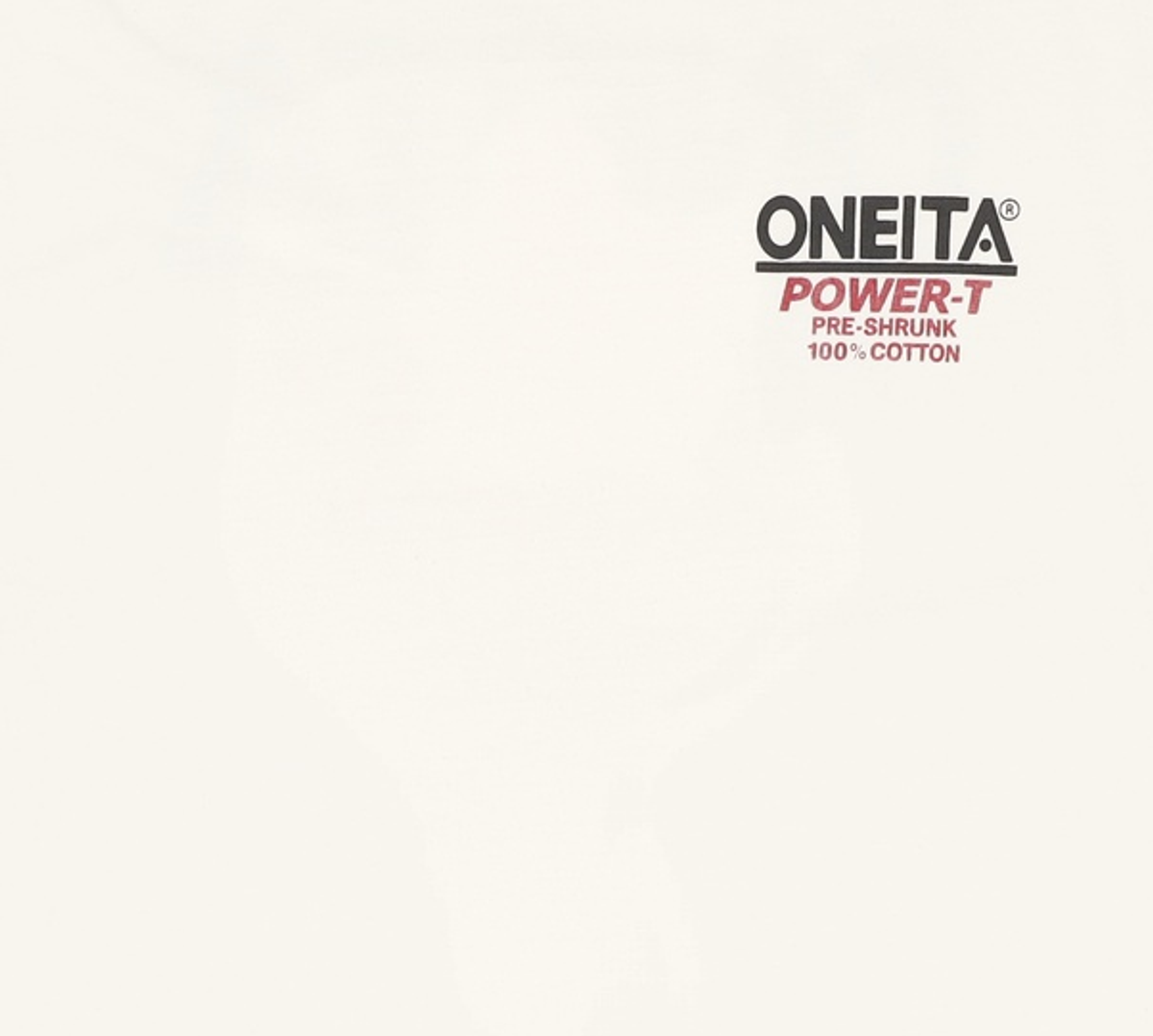 트루릴리젼(TRUERELIGION) TRUE RELIGION X ONEITA ONEITA LOGO T-SHIRT OFF WHITE FREE