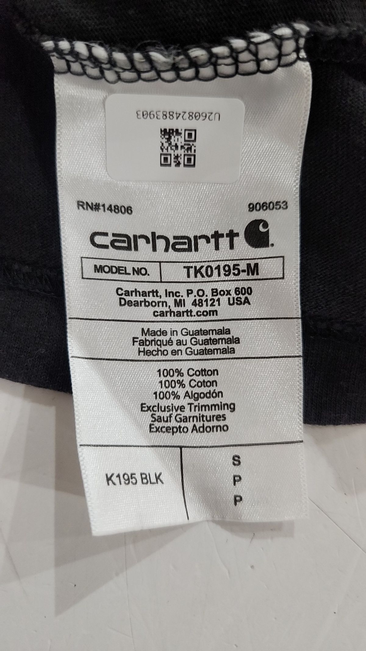 칼하트(CARHARTT) 반소매 티셔츠 S