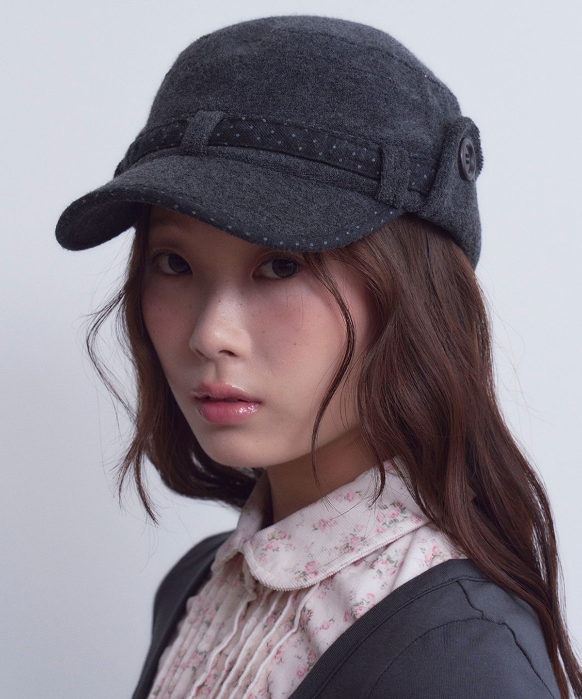 오피쉬(OAFISH) Dot Earflap Work Cap, Black