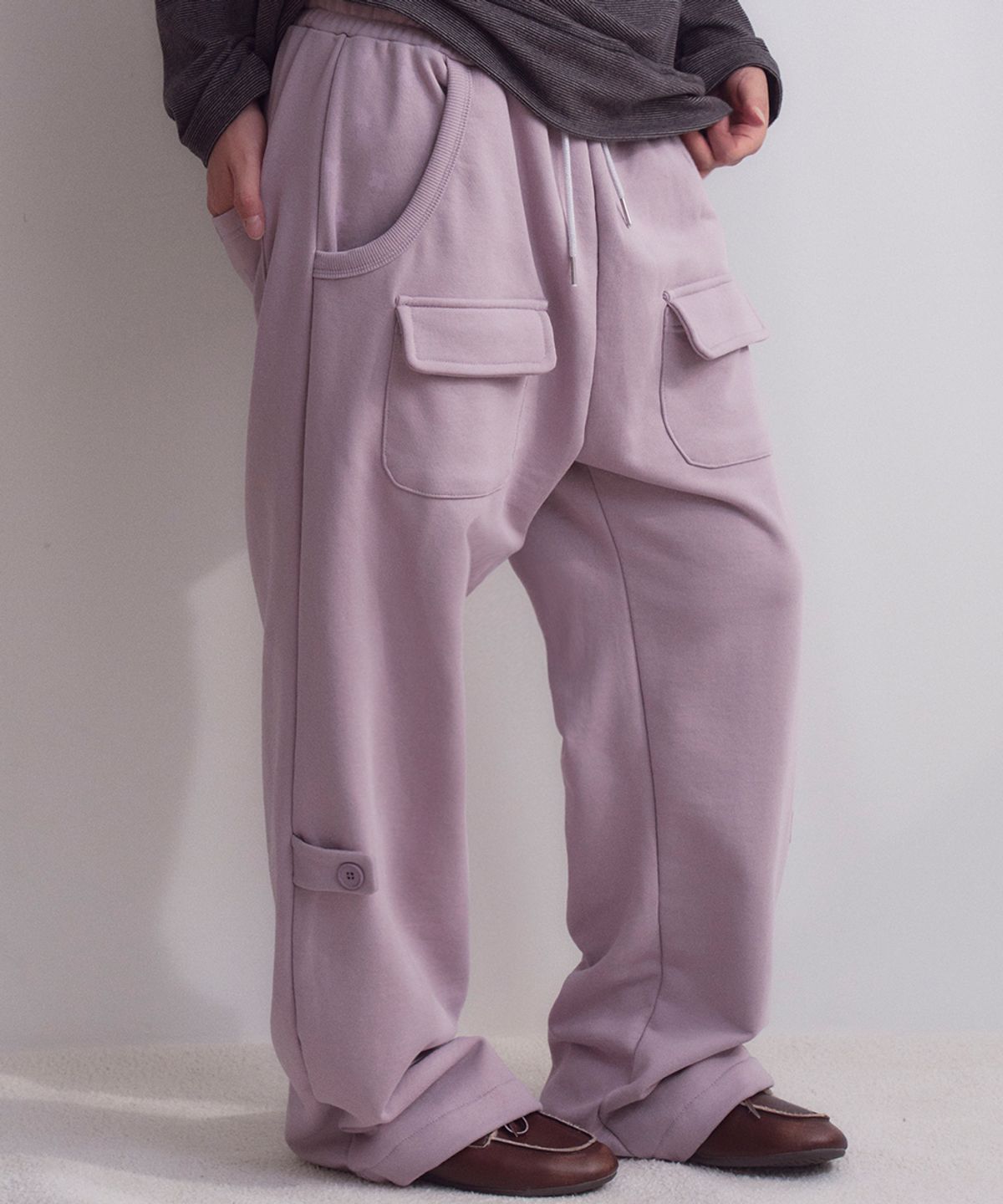 오피쉬(OAFISH) Double Pocket Sweatpants, Pink