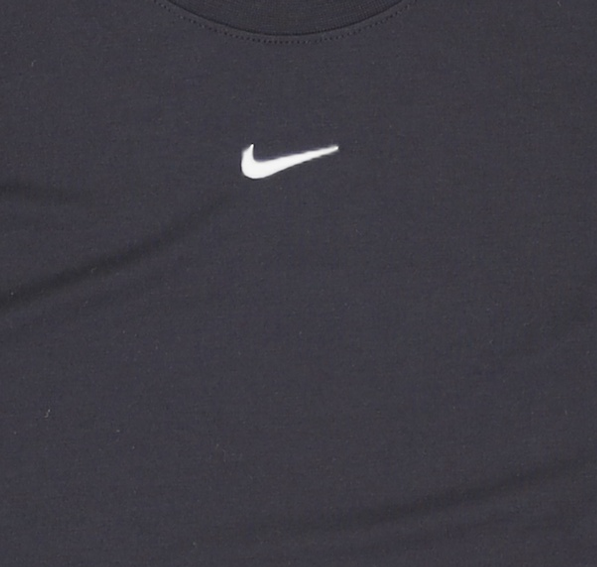 나이키(NIKE) 스포츠웨어 에센셜 슬림 핏 크롭 티셔츠 W - 블랙:화이트 / FB2874-010 S