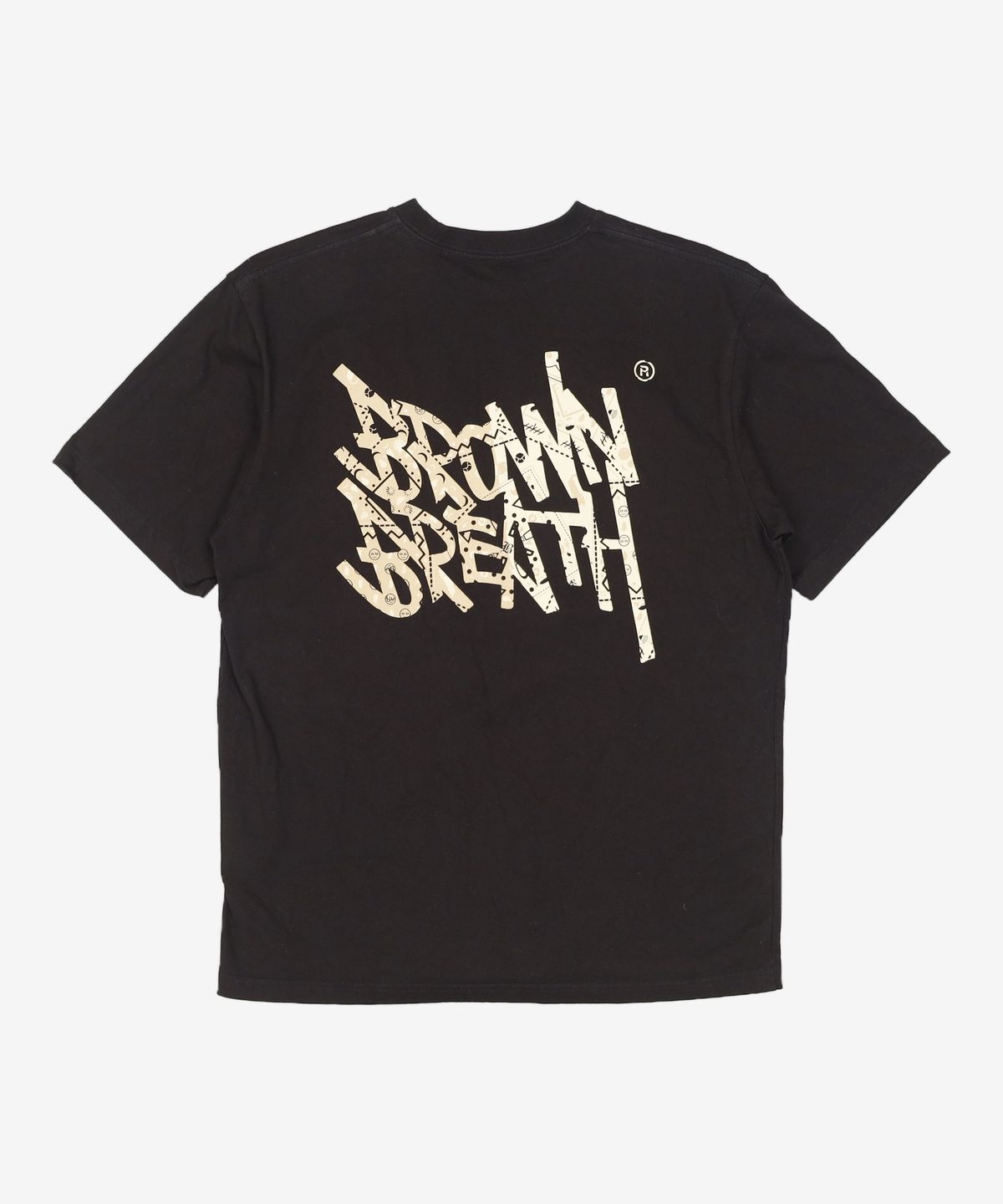 브라운브레스(BROWNBREATH) PAISLEY TAG TEE - BLACK M