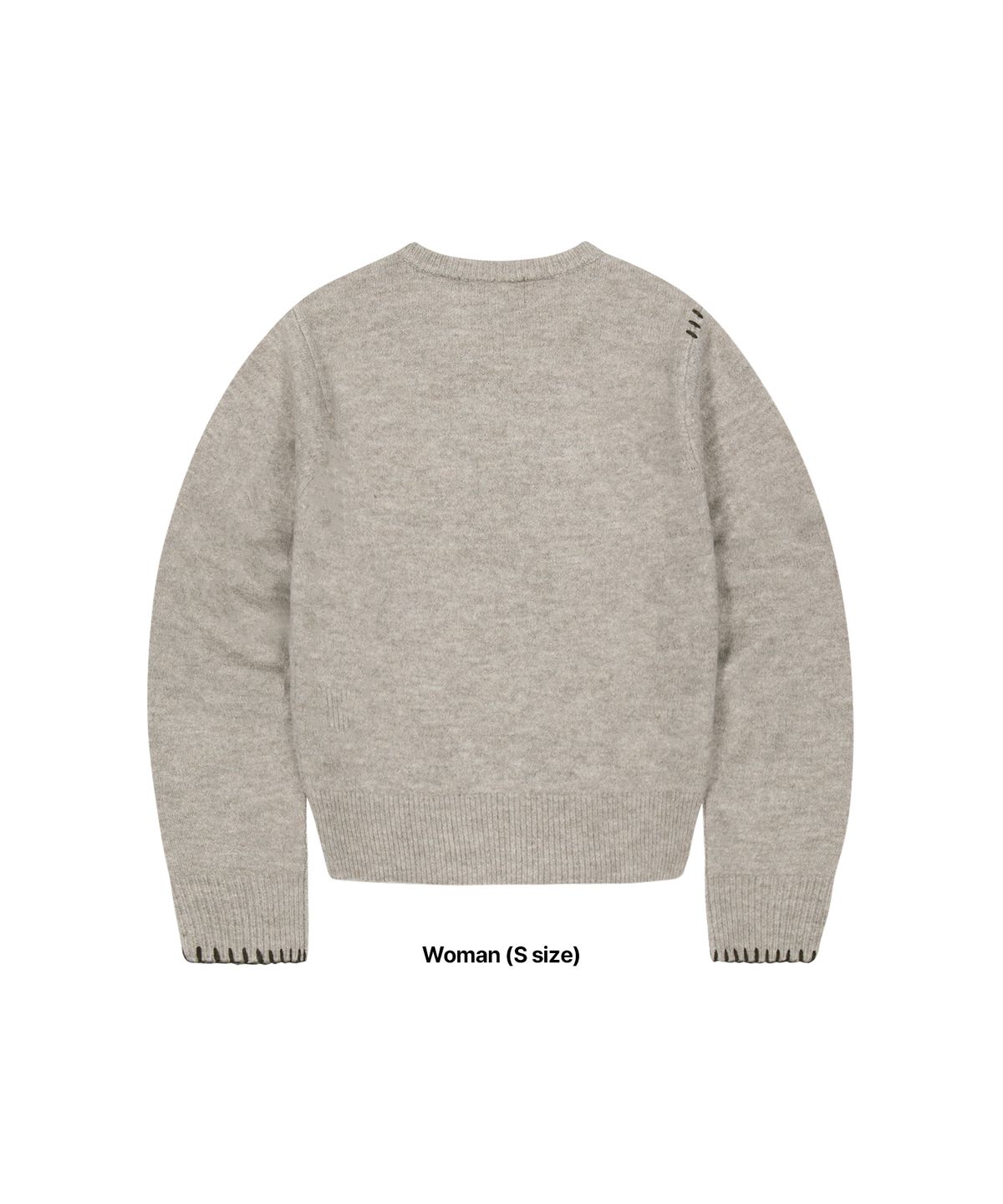 마하그리드(MAHAGRID) ROUND BUTTON UP CROP CARDIGAN[BEIGE]