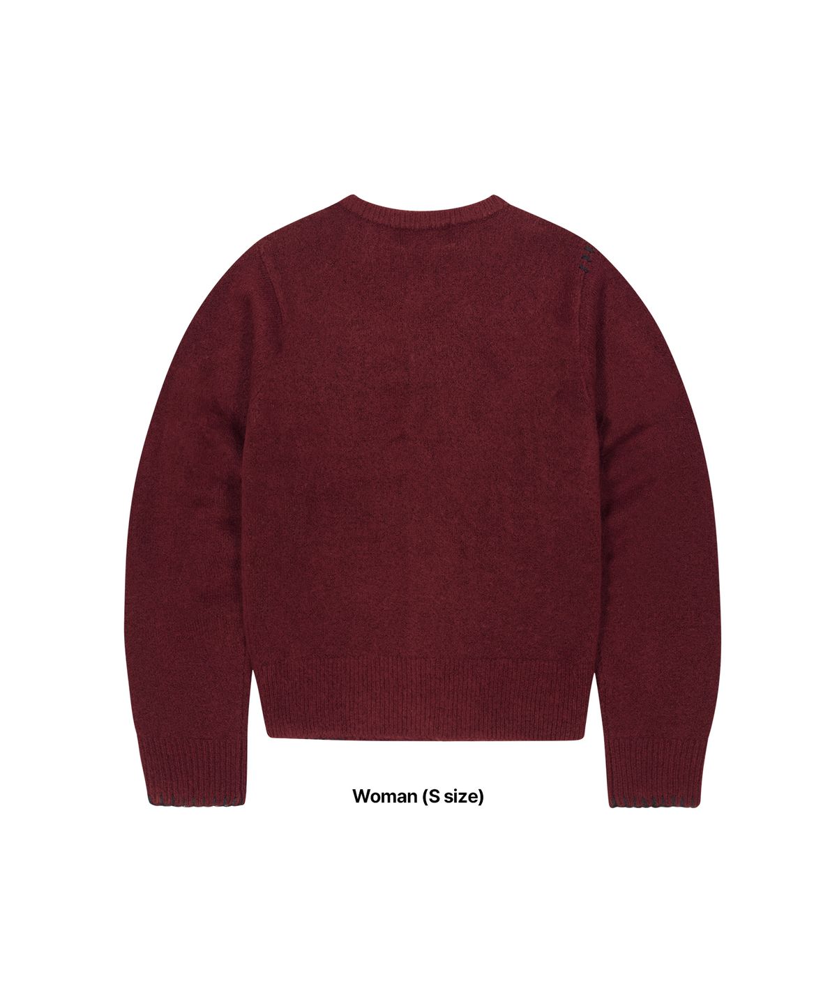마하그리드(MAHAGRID) ROUND BUTTON UP CROP CARDIGAN[RED]